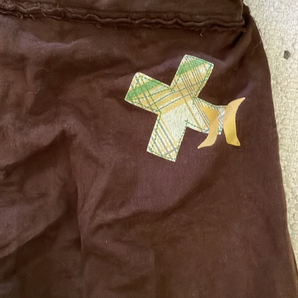 Hurley brown wide bottom sweat pants - Picture 6 of 7